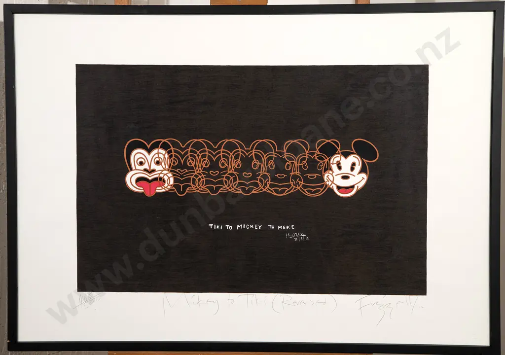 Dick Frizzell (b 1943) - Mickey to Tiki (Reversed) Image 1++