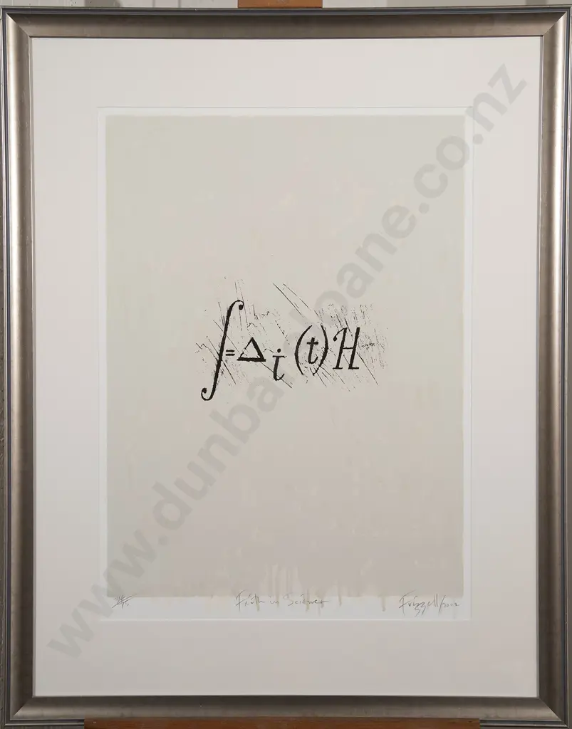 Dick Frizzell (b 1943) - Faith in Science Image 1++
