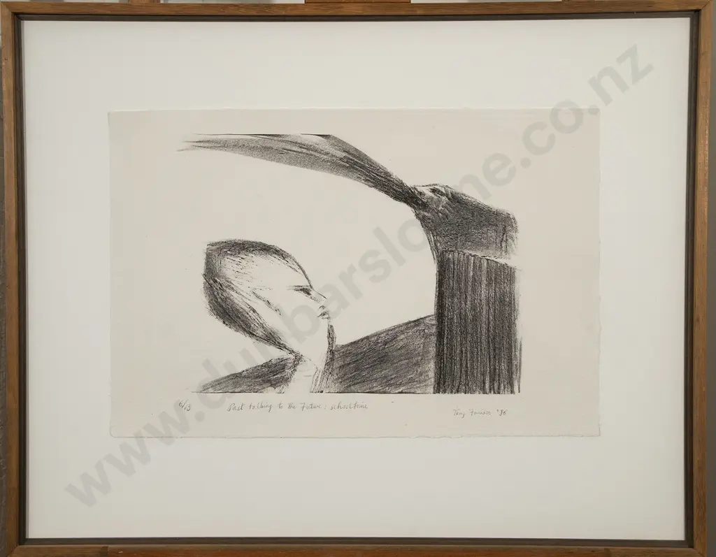 Tony Fomison (1939-90) - Past talking to the future: schooltime Image 1++