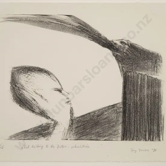 Tony Fomison (1939-90) - Past talking to the future: schooltime