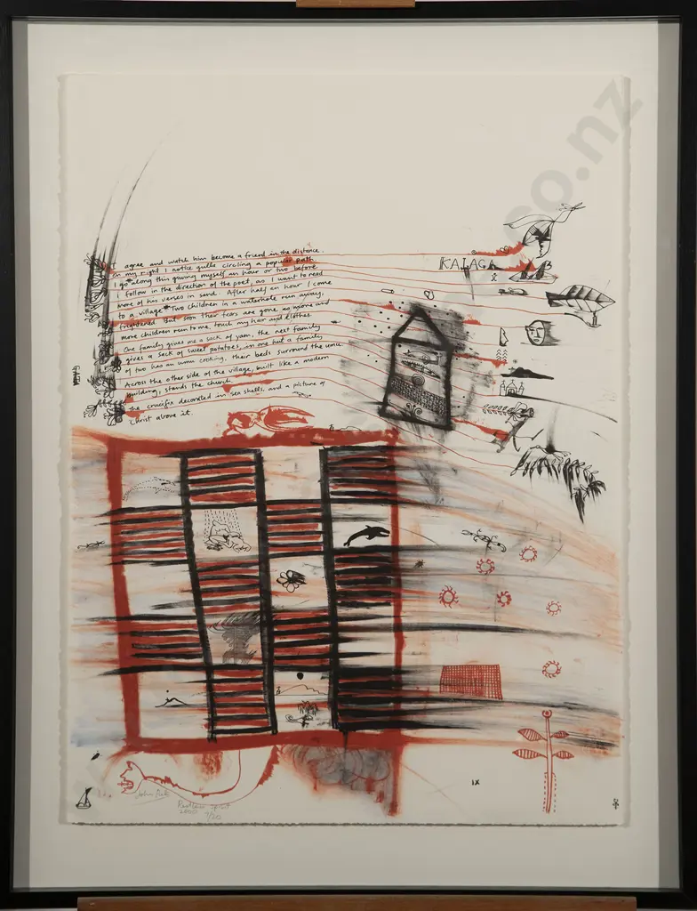 John Pule (b 1962) - Restless Spirit IX Image 1++