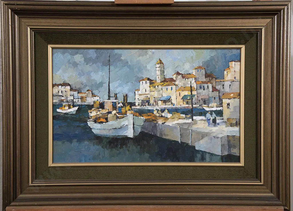 Tom Esplin (1915-2005) - Souvenir of Thassos Greece Image 1++