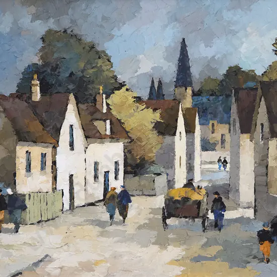 Tom Esplin (1915-2005) - Suffolk Village
