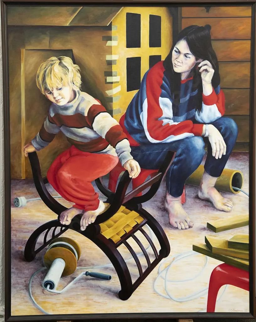 Glenda Randerson (b 1949) - Work and Play (Nan and Christopher Scott) Image 1++