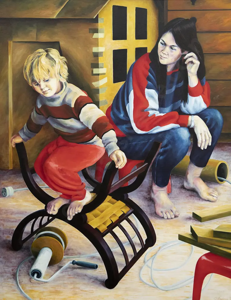 Glenda Randerson (b 1949) - Work and Play (Nan and Christopher Scott) Image 1++