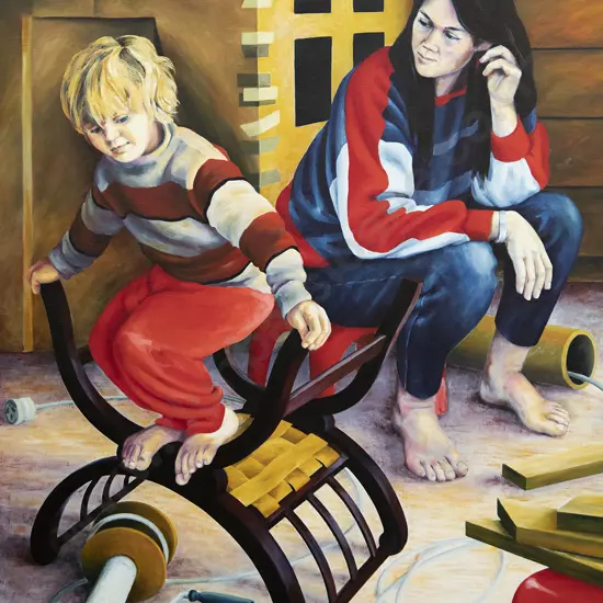 Glenda Randerson (b 1949) - Work and Play (Nan and Christopher Scott)