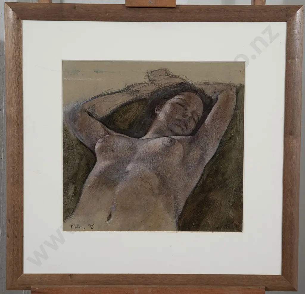 Sam Mahon (b 1954) - Study in Blue Image 1++