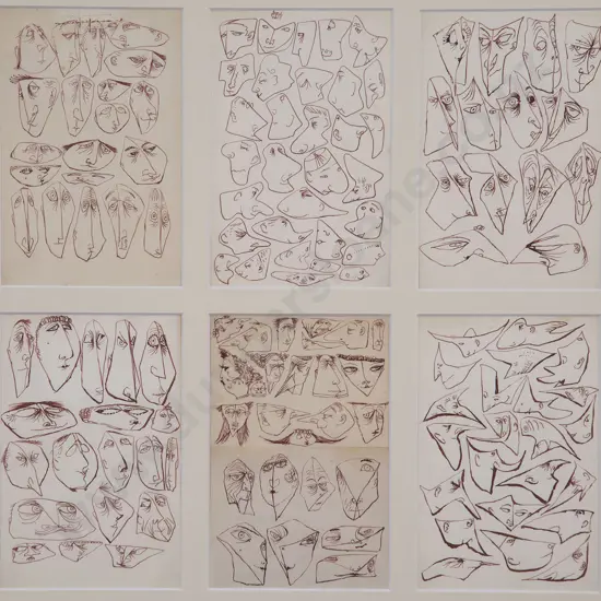 Russell Clark - Cartoon Faces