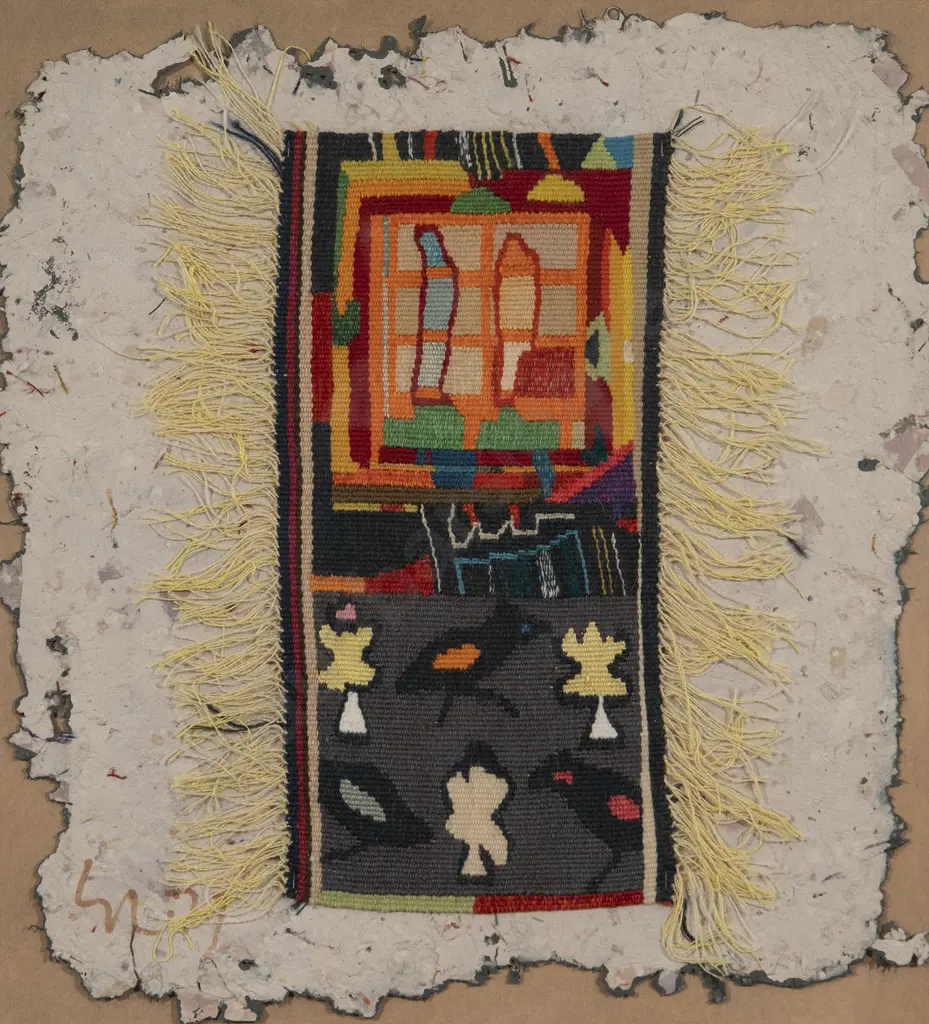 Gordon Crook (1921-2011) - Two Figures in a Telephone Box Image 1++
