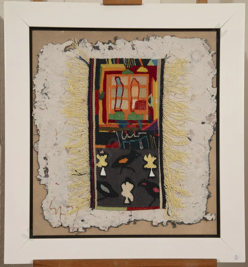 Gordon Crook (1921-2011) - Two Figures in a Telephone Box Image 1++