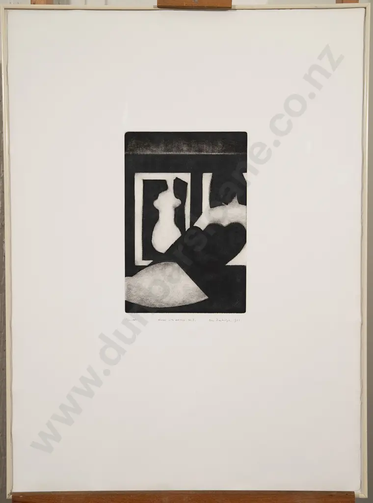 John Drawbridge (1930-2005) - Woman with Matisse No. I Image 1++