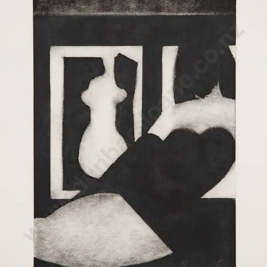 John Drawbridge (1930-2005) - Woman with Matisse No. I