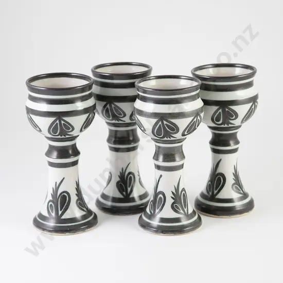Four Anneke Borren Goblets