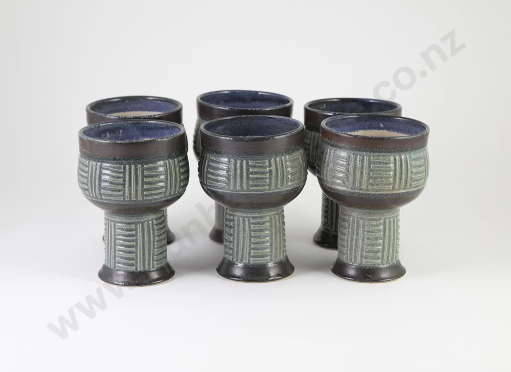 Six Anneke Borren Goblets Image 1++