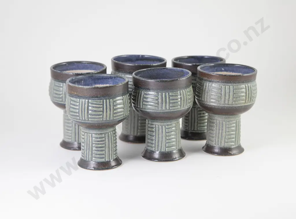 Six Anneke Borren Goblets Image 1++
