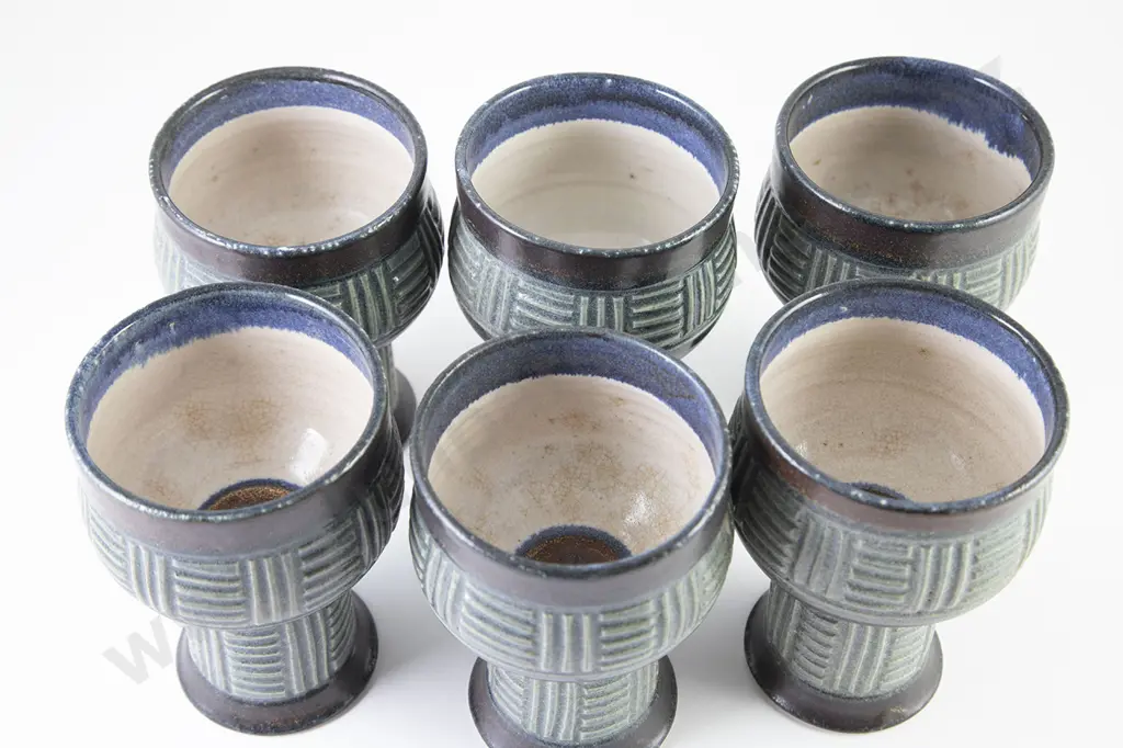 Six Anneke Borren Goblets Image 1++