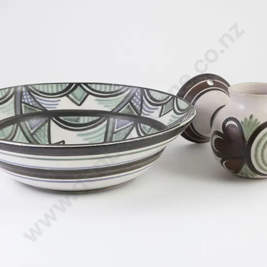 Anneke Borren Fruit Bowl & Mounted Wall Vase