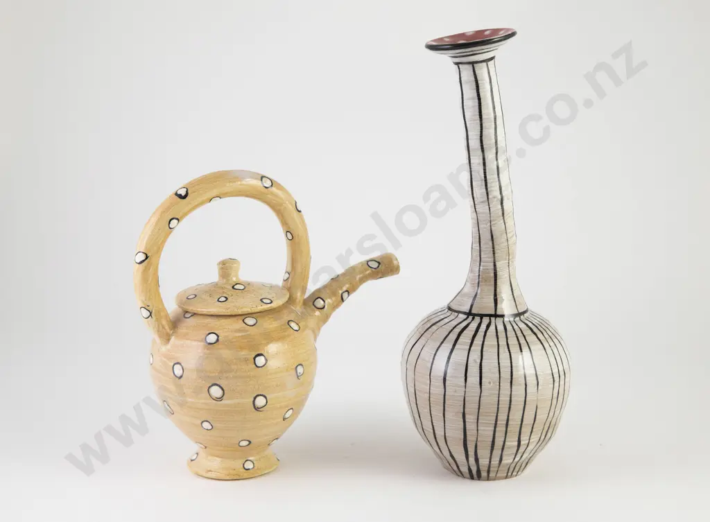 Aaron Scythe Teapot & Vase Image 1++