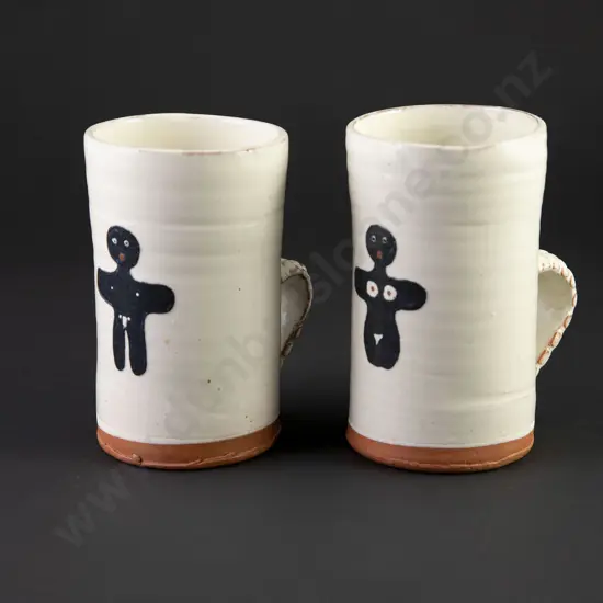 Paul Maseyk Pair of Nudey Mugs