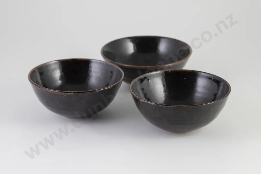 Len Castle Three Small Bowls Image 1++