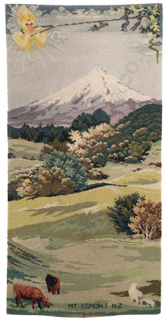 Feltex 'Mt Egmont' Souvenir Rug Image 1++
