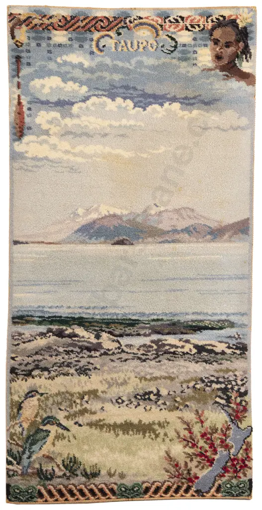 Feltex "Taupo " Souvenir Rug Image 1++