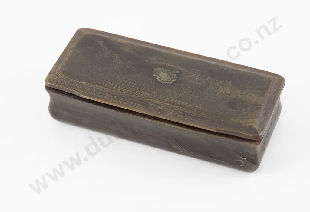 C19th Horn Snuff Box Image 1++