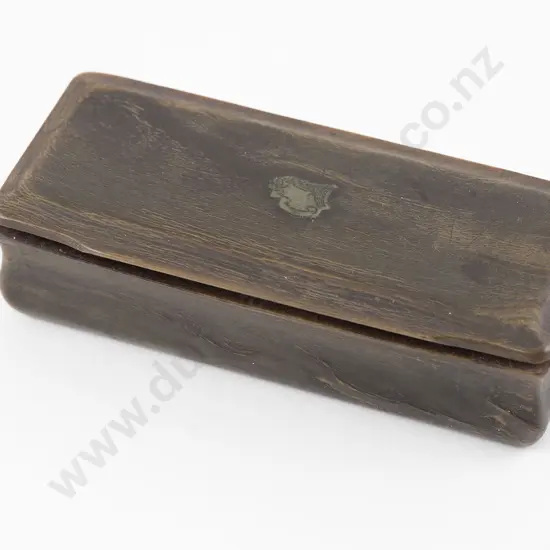 C19th Horn Snuff Box