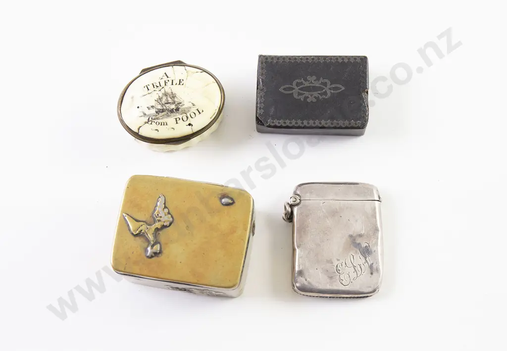 C19th Enamel Patch Box Image 1++