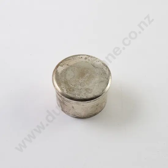 S/S Plain Circular Pill Box