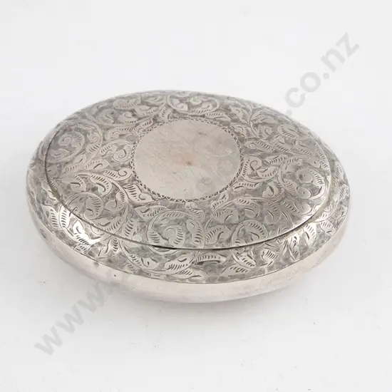 Edw VII S/S Oval Snuff Box