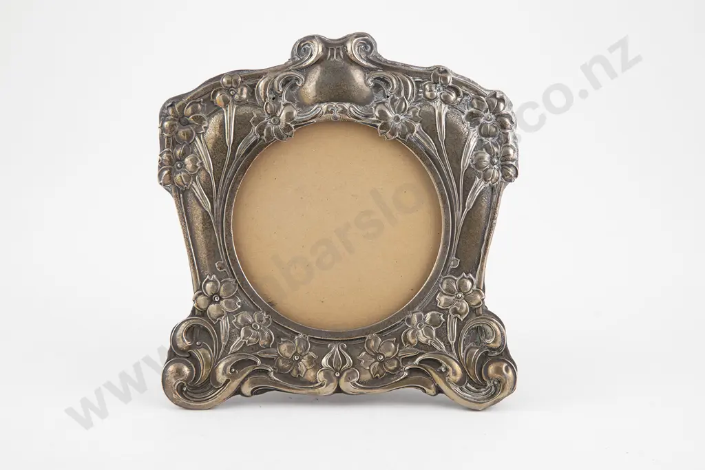 Edw VII S/S Art Nouveau Photograph Frame Image 1++