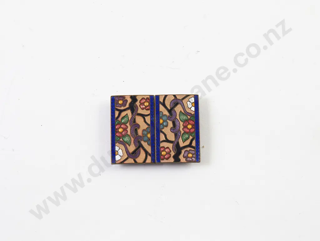 Art Nouveau Enamelled Buckle Image 1++
