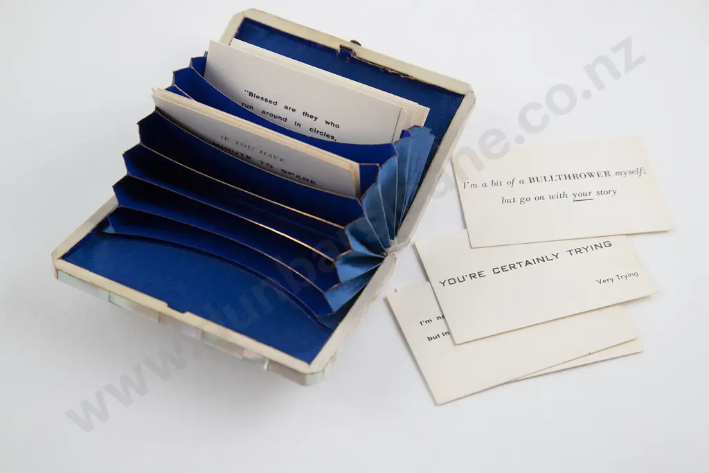 Victorian MOP Calling Card Case Image 1++