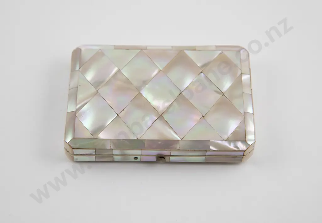Victorian MOP Calling Card Case Image 1++
