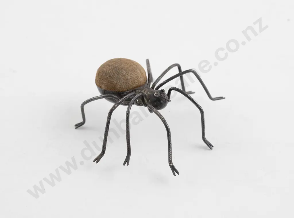 Late Victorian S/S Spider Pin Cushion Image 1++