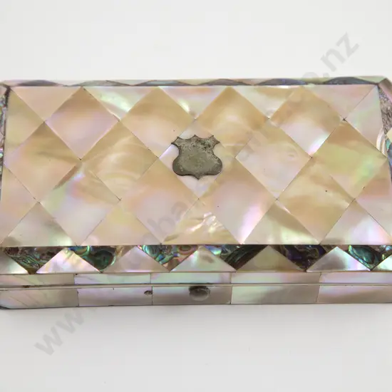 Victorian MOP Manicure Box