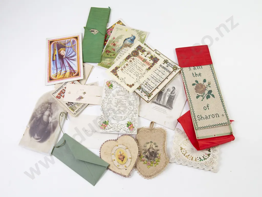 Collection Victorian New Year Cards Image 1++