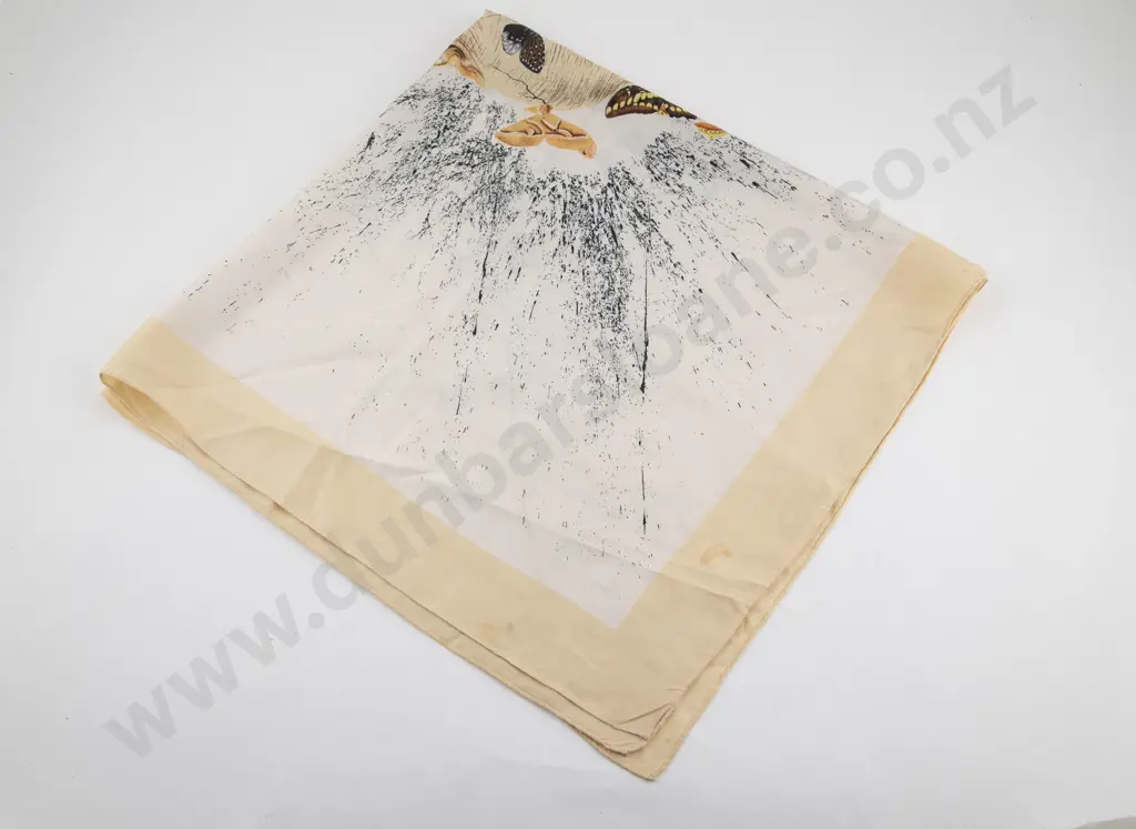 Salvador Dali Avenue of Silk 1957 Limited Edition Printed Silk Scarf Image 1++