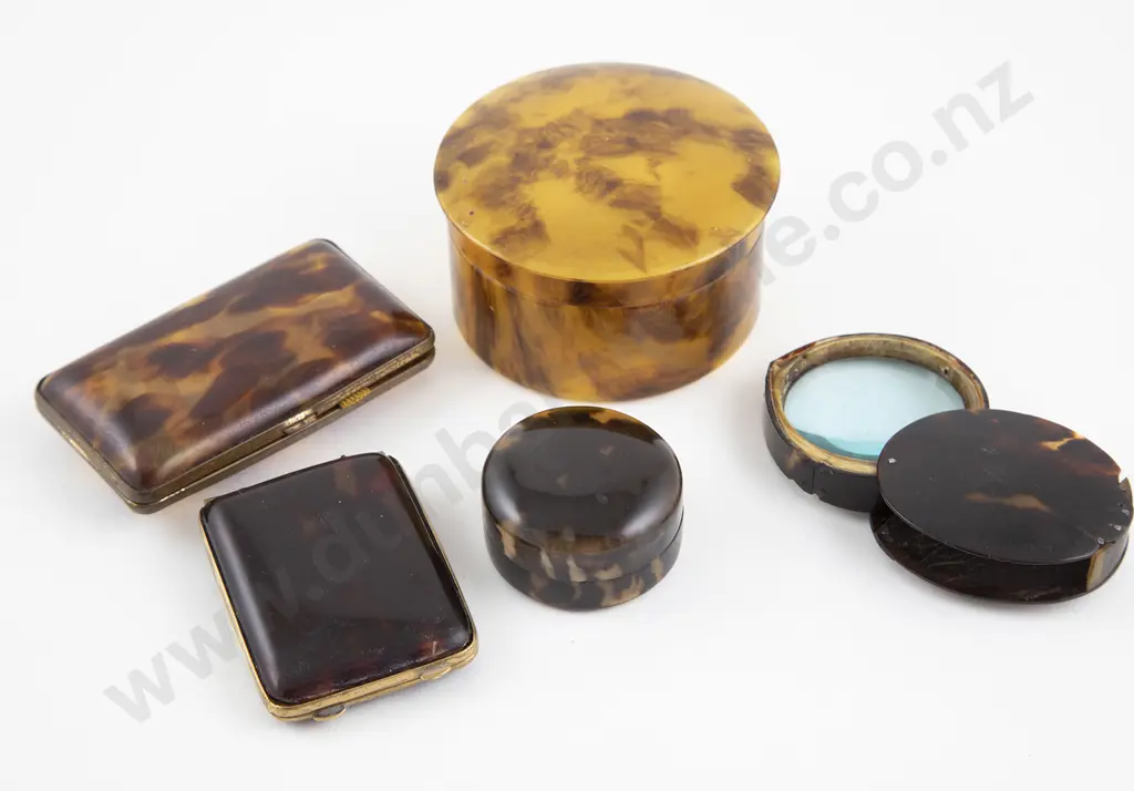 Five Tortoiseshell & Simulated Pieces Image 1++