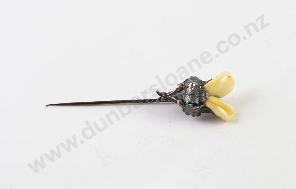 Late C19th European Black Forest Hunting Stick Pin Image 1++