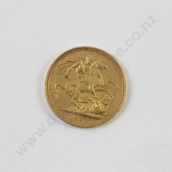 1887 Gold Sovereign