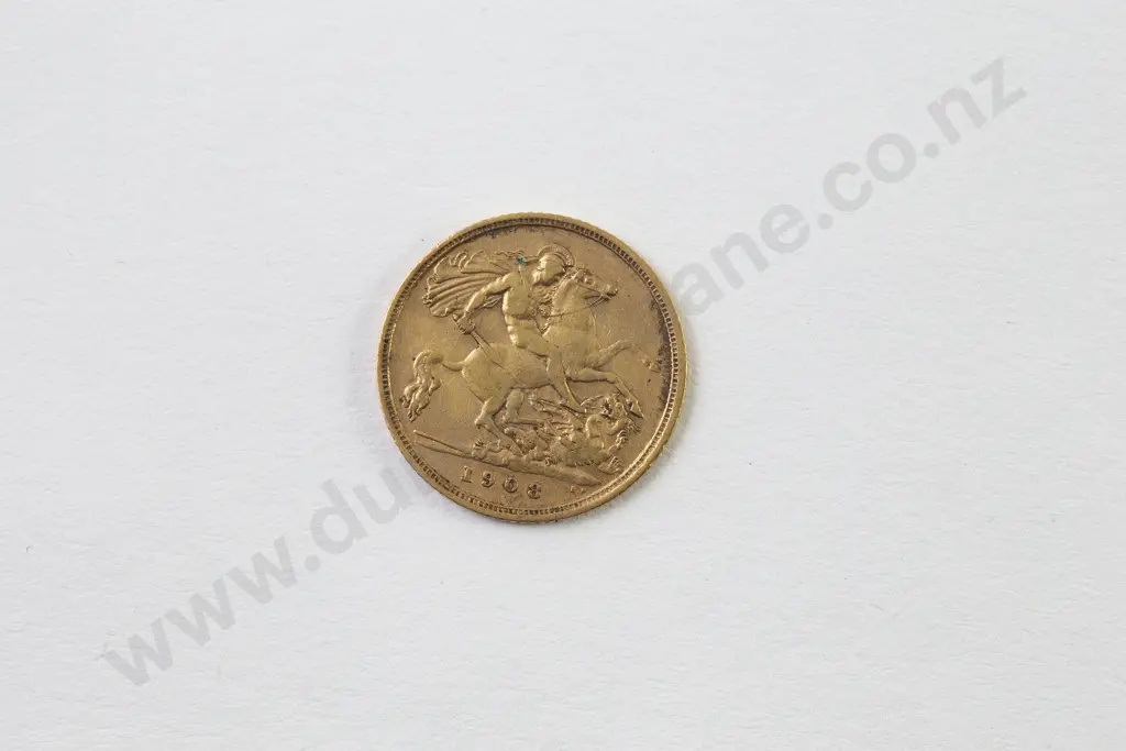 1908 Half Sovereign Image 1++