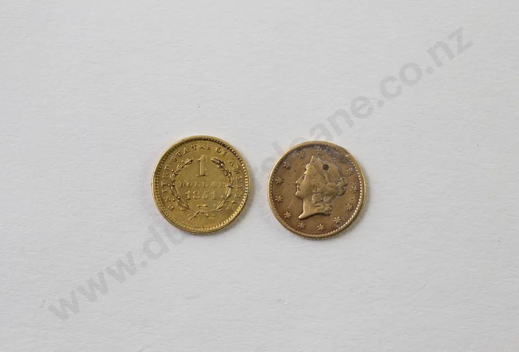 1851 US Liberty Head Type 1 Gold Coin Image 1++