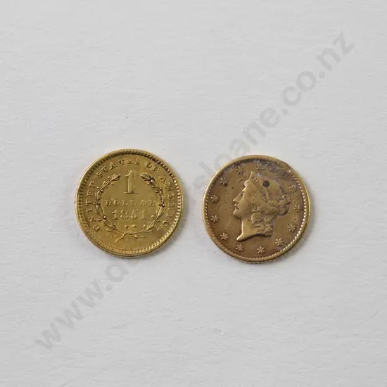 1851 US Liberty Head Type 1 Gold Coin