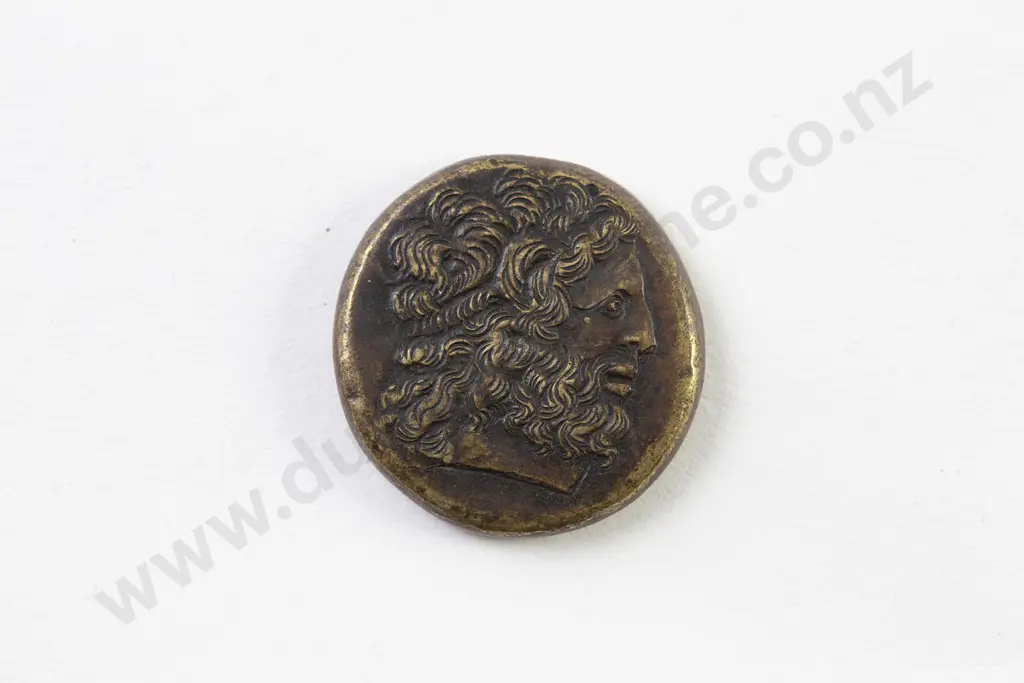 Ancient Greek Bronze Coin Image 1++