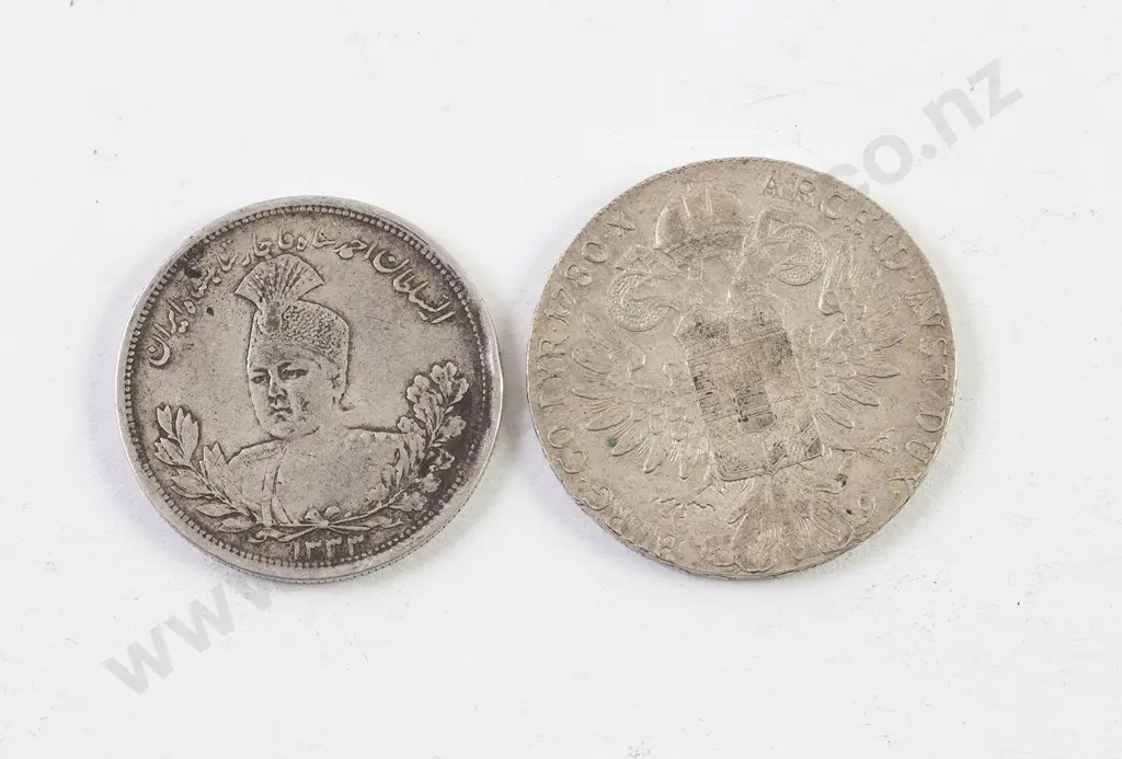 Austria Maria Theresia 1 Thaler 1780 Silver Coin Image 1++