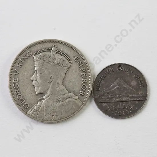 NZ 1935 Half Crown