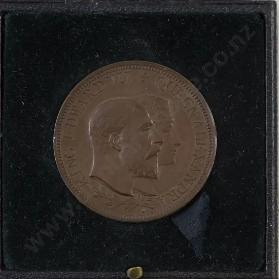 Cased Bronze Royal Commemorative Medallion