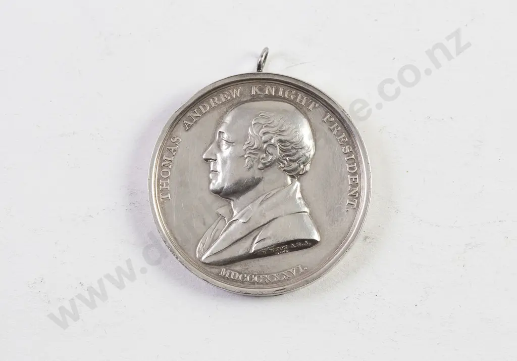 Horticultural Society of London Silver Medallion Image 1++